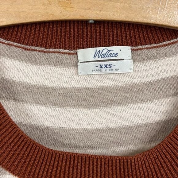 Madewell Striped Wallace Merino Wool Crew Neck Sweater - Picture 6 of 8